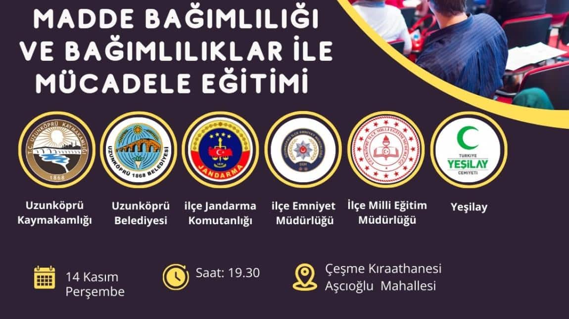 Madde Bağımlılığı ve Bağımlılıklar İle Mücadele Eğitimi